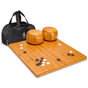 Ensemble de jeu Go en bois de bambou unique avec boîte de rangement - Vente en gros - Product Image 6