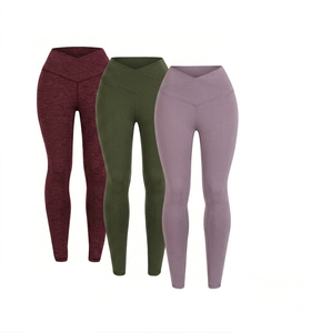 Women Compression Leggings High Waist Stretch Yoga Pants for Fitness Workout Running Gym <b>Exercise</b> and Comfortable Daily Active - Product Image 1