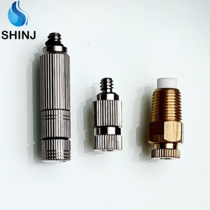 Ventilateur de refroidissement pour élevage avicole sans gouttelettes en métal Shinj de Taïwan, buse de brumisation - Product Image 1