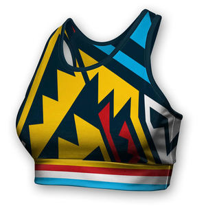 Soutien-gorge de sport pour femmes de haute qualité, sublimation, confortable, pour yoga, gym, fitness, respirant, pour adultes, avec logo personnalisé - Product Image 3