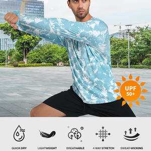 Chemises de pêche performantes et légères, personnalisées, en polyester, manches longues, UPF 50+, vêtements de sport pour la pêche en lac - Product Image 3