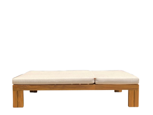 Modern Sun Lounge Made of Solid Teak Wood High Quality with Natural Finishing Waterproof Cushion for Outdoor Swimming Pool Use - Product Image 4