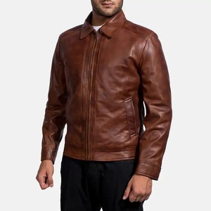 <b>Men</b> Fitted Leather <b>Men's</b> Leather Jacket Black Jacket Top Quality Fashion Pu Leather jacket for <b>mens</b> - Product Image 5