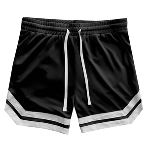 Pantalones Cortos de Baloncesto Personalizados al por Mayor, Pantalones Deportivos Transpirables de Malla para Hombre con Bolsillo con Cremallera, Proveedor OEM de Marca Privada - Product Image 2