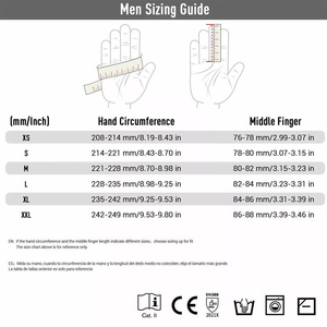 ถุงมือหนังสังเคราะห์ Amara แบบกลไก สำหรับงานหนัก ป้องกันอันตราย ทนทาน รับแรงกระแทก  รับทำโลโก้ ดีไซน์ใหม่ - Product Image 3