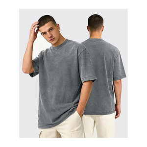 เสื้อยืดโอเวอร์ไซส์ผ้าเจอร์ซีย์วินเทจ ระบายอากาศได้ดี สไตล์มินิมอล สตรีทแวร์ ผ้าฝ้ายนุ่ม ทรงหลวม สำหรับผู้ชายและผู้หญิง - Product Image 2