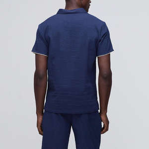 Camiseta Polo Premium de Manga Corta con Media Cremallera para Hombre, Mezcla de Algodón y Poliéster, Ropa Deportiva Casual, para Uso Diario en Verano - Product Image 5