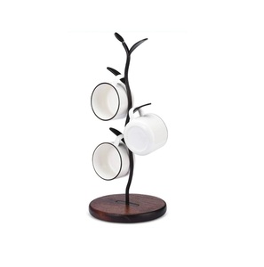 Porte-gobelets en fer au design minimaliste pour une cuisine épurée, améliorant l'esthétique et l'organisation avec un charme métallique subtil - Product Image 3