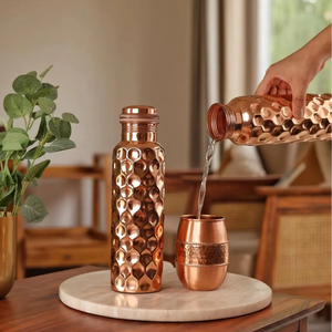 Balck Diamond <b>Copper</b> <b>Bottle</b> Premium Etching <b>Copper</b> Beer <b>Bottle</b> Set for Anniversary Wedding Corporate Gifts-Classic Design - Product Image 6