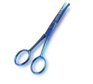 Professional Stainless Steel Grooming Scissors Personal <b>Care</b> Straight Ear Nose Hair Eyebrow Trimming Tool Texturizing Tool <b>Beard</b> - Product Image 1