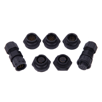Konektor Sirkular IP67 Bayonet Quick Push Lock untuk Pemasangan Panel