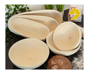 Boyuanxin Eco-Friendly Sourdough Proofing <b>Basket</b> Rattan Fermenting Kit Professional Baking Supply Artisan <b>Bread</b> Making Banneton - Product Image 1