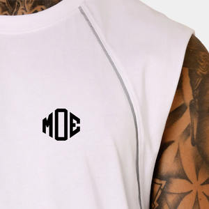 Camiseta Deportiva sin Mangas para Hombre, Transpirable, Ligera, para Entrenamiento, Gimnasio, Fitness, con Logotipo Personalizado, Servicio OEM - Product Image 4