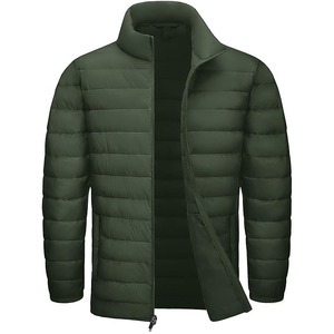 Veste d'hiver matelassée unisexe coupe slim coupe-vent avec col montant, patchwork et motifs de dessins animés - Product Image 3
