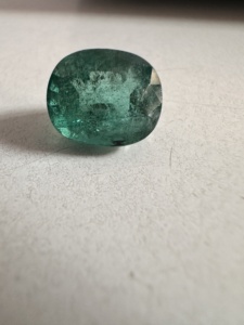 Rare <b>Emerald</b> Cut 5.21 Carat <b>Cushion</b> Shape Green Gemstone Loose <b>Emerald</b> Stone for Fine Jewelry B2B Gemstone Wholesale - Product Image 3