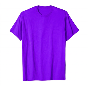 T-shirt en jersey de coton blanc pour homme, manches courtes, col rond, coupe classique, couleur unie, décontracté - Product Image 4