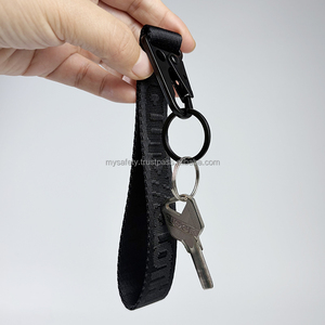 Lanière tissée jacquard personnalisée de qualité supérieure, bracelet, sangle de poignet, porte-clés, mousqueton en alliage de zinc robuste, style sportif, mousqueton de marque - Product Image 3