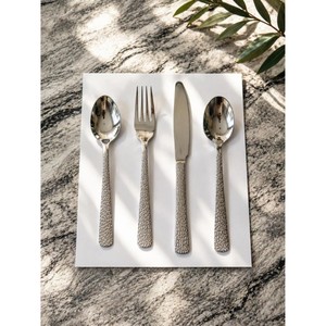 Juego de Cubiertos Modernos de Acero Inoxidable, Acabado Espejo, Resistentes al Óxido, Diseño Minimalista, Cubiertos para Boda - Product Image 5