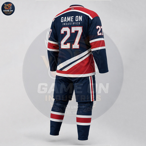 OEM ODM Service Durable Best Custom Sublimated Team Wear Breathable Athletic Apparel OEM ODM Service Ice Hockey Uniform Set - Product Image 5