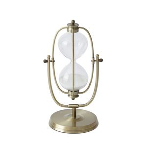 Natural Finish Brass Sand <b>Timer</b> Elegant Decorative Vintage Hourglass Luxury Office Home Gift Collection - Product Image 6