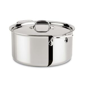 Olla de Servicio de Acero Inoxidable para Catering, con Boca Ancha y Asas Resistentes al Calor - Product Image 1