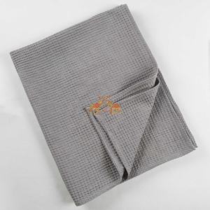 Vente en gros de serviettes de cuisine en coton gaufré de haute qualité personnalisées 100% coton biologique pour la cuisine à domicile serviette lavable - Product Image 5