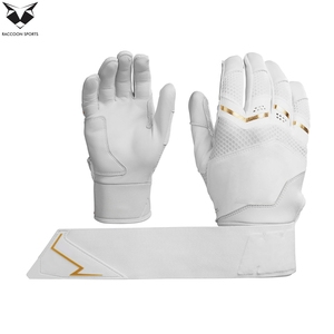 สายรัดข้อมือแบบปรับได้ น้ำหนักเบา ทนทาน และถุงมือเบสบอลหนังสำหรับมือซ้ายแบบกันลื่น พร้อมตัวล็อคแบบตะขอและห่วง - Product Image 6