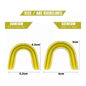 RTS Wholesale Price Kids & Adults Boxing Gum Shield With Storage Case Mouth Guard Protective Mouth Guard Double Color AI-MD-09 - Product Image 3