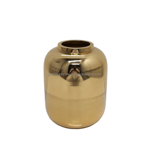 Wholesale Bulk Medium Size Metal Flower Vase Enamel Flower Pot for Living Room Decoration Handmade in Bulk - Product Image 6