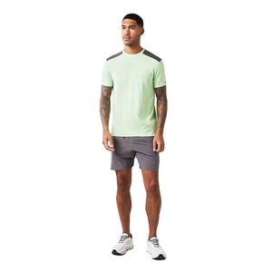 Conjunto de Camiseta y Pantalones Cortos de Algodón a Rayas para Hombre, Ropa Casual de Verano, Transpirable, Blanca - Product Image 1