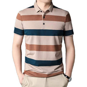 Camisetas de Golf y Tenis para Hombre, Ecológicas, de Manga Corta, Spandex/Poliéster, Tallas Grandes - Product Image 1