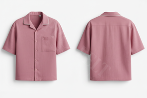 เสื้อเชิ้ตแขนสั้นขายดีที่สุด ขายส่ง OEM คอปกแต่งขอบ ปิดกระดุม สวมใส่สบาย ระบายอากาศได้ดี ทรงหลวม เหมาะสำหรับฤดูร้อน - Product Image 5