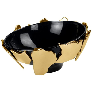 Moderna Tazón de Servir de Metal con Patas de Perla, Acabado Pulido, Hecho a Mano para Presentación de Alimentos, Accesorios de Cocina de Venta Caliente - Product Image 4