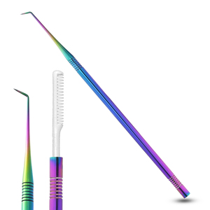 Rehausseur de cils végétalien en acier inoxydable durable pour extensions de cils, outil de salon de beauté avec permanente rapide et recourbement des cils longue durée - Product Image 5