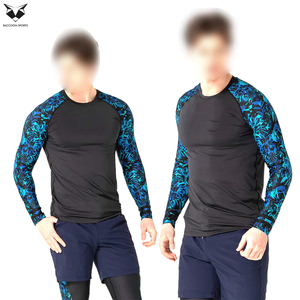 เสื้อรัดกล้ามเนื้อสำหรับฝึกซ้อม MMA แบบสั่งทำพิเศษ ดีไซน์แบบ Sublimated ชุดออกกำลังกายแบบกำหนดเอง แห้งเร็ว เสื้อรัดกล้ามเนื้อสำหรับผู้ชาย - Product Image 5
