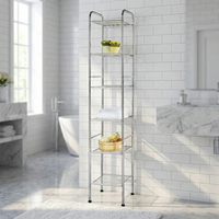 Organizador de Almacenamiento para el Hogar OEM en Oferta, Fabricante de Muebles de Almacenamiento para el Hogar, MIT, Artículos para el Hogar DIY, Estante de Almacenamiento Metálico para el Hogar
