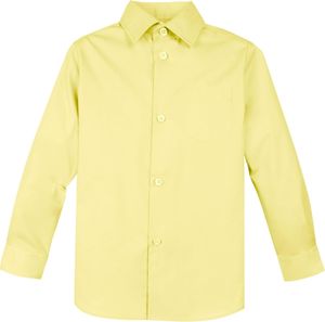 เสื้อเชิ้ตแขนยาวเด็กชายผ้าฝ้าย 100% ปรับแต่งได้ สีพื้น คุณภาพสูง ระบายอากาศได้ดี สวมใส่สบาย - Product Image 6