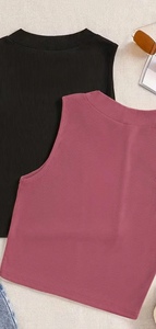 Soldes d'été : Vêtements essentiels pour adolescents, tenues décontractées, coupe ajustée, parfaites pour l'été, basiques mais de haute qualité - Product Image 4
