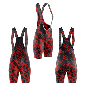Sports Activewear Sublimation Camo Print Stretchable Fitted Compression <b>Bib</b> Short For Cycling Riding <b>Training</b> MTB Road <b>Bib</b> Short - Product Image 5