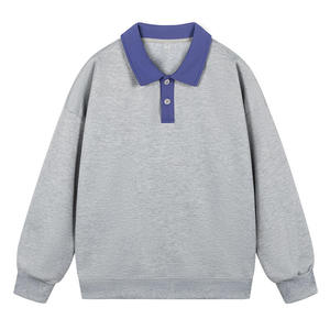 เสื้อโปโลถักไหมพรมสีพื้นเรียบง่าย สไตล์พื้นฐาน กระดุมติด ผ้าฝ้าย 100% แขนสั้น เสื้อสเวตเตอร์ผู้ชาย - Product Image 3