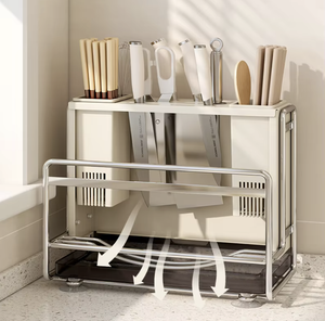 Organizador de utensilios de cocina OEM/ODM de Vietnam con soporte para cuchillos, soporte para palillos y estante para tablas de cortar - Product Image 4