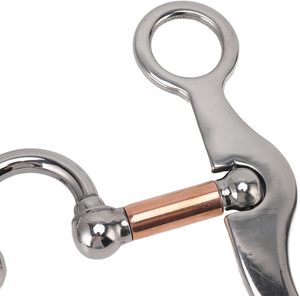 Mors de cheval en cuivre de haute qualité, contrôle doux, antirouille, conception durable pour l'équitation professionnelle et l'entraînement équestre - Product Image 6