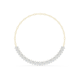 Collier en or rose 14 carats avec diamant de laboratoire taille poire/princesse/marquise, cadeau d'anniversaire |   Nouveau diamant cultivé - Product Image 3
