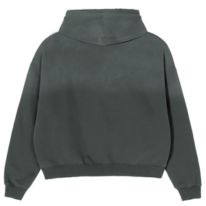 Sweat-shirt unisexe streetwear vintage uni imprimé sur mesure en polyester/rayonne, coupe ample, teint en pièce, avec logo, pour homme, collection printemps, OEM - Product Image 4