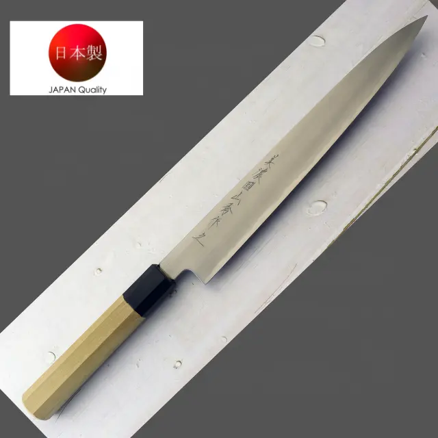 Shaprness Meat Slicer carving knife double edge blade by Japanese real craftsman