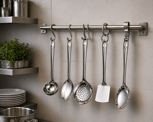 Stainless Steel Serving Spoon Mirror Finish Long Handle Durable Kitchen <b>Tool</b> Supplier Export Quality - Product Image 3