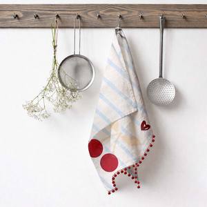 Serviettes de cuisine imprimées d'Inde, design en coton écologique, serviette de cuisine douce au prix le plus bas - Product Image 1