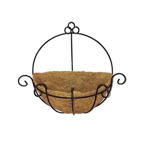 Meilleures ventes : Vase à fleurs Coco Liner, seau rustique de style campagnard français avec poignée, pour pot suspendu à domicile - Product Image 2