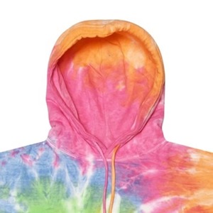Sweat-shirts unisexes en molleton 100 % coton tie-dye, coupe classique, doublés, anti-plis, style streetwear, écologiques, pour la vente en gros aux fabricants - Product Image 6