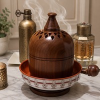 Brûleur d'encens décoratif aromatique de luxe avec finition lisse pour la maison, le bureau, la salle de méditation, le studio de yoga et les espaces de relaxation
